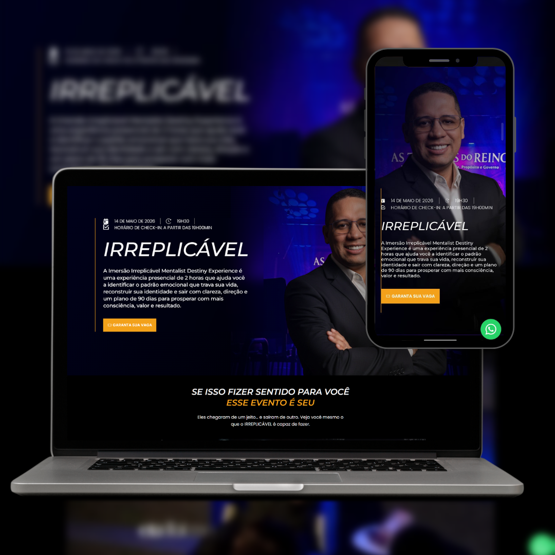 Campanha de tráfego pago — Evento Irreplicável