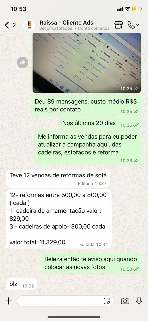 Print de resultado de cliente 6